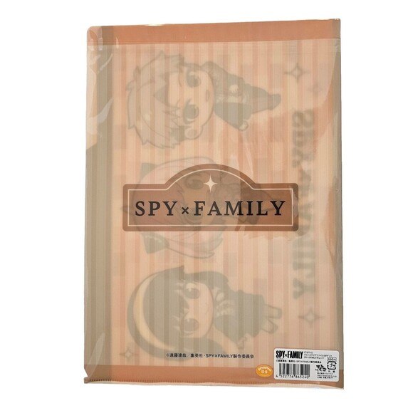 Spy x Family Chibi Clear File Folder A4 Single Pocket Anya Yor Loid Shopro 2022 - Picture 2 of 7